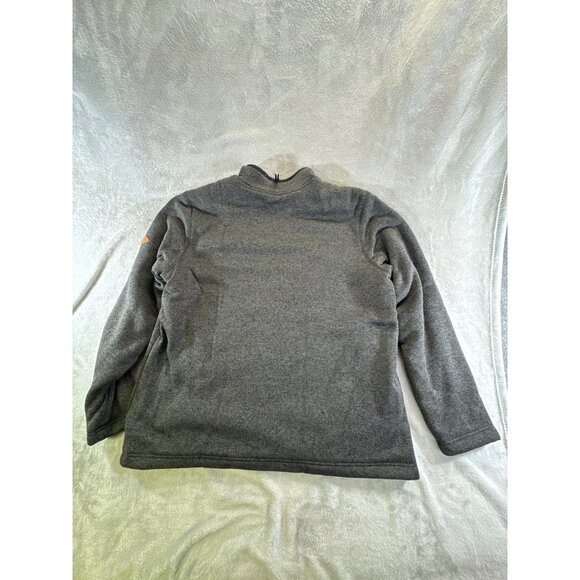 Orvis Mens XL 1/4 Zip Pullover Sweater Gray Fleece Classic Collection - Picture 7 of 16